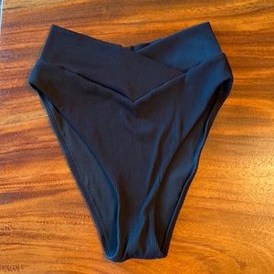 Aerie Crossover High Cut Cheeky Bikini Bottom